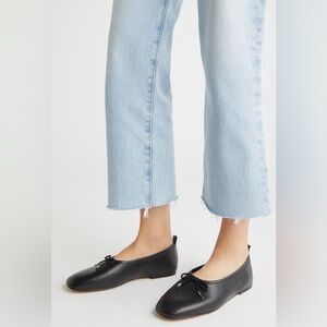 NIB. Sam Edelman Women’s Ari Leather Ballet Flat, Black, Size 9M